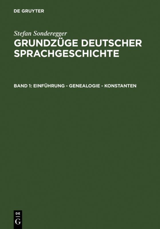 Einführung - Genealogie - Konstanten