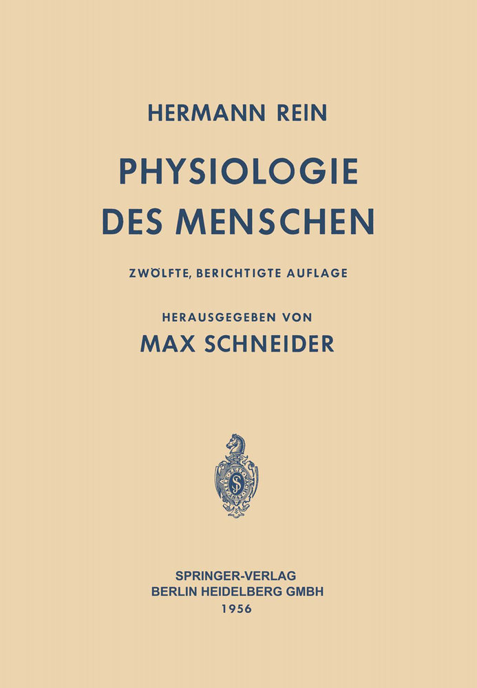 Einführung in die Physiologie des Menschen