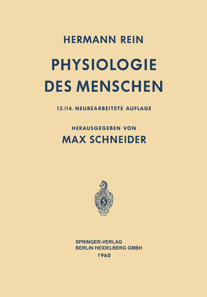 Einführung in die Physiologie des Menschen