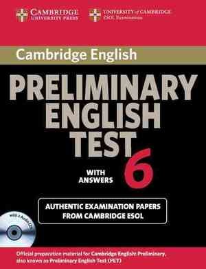 Cambridge Preliminary English Test 6 Self-study Pack