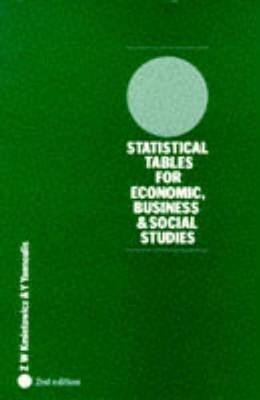 Statistical Tables