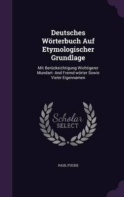 Deutsches Wörterbuch Auf Etymologischer Grundlage