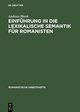 Einführung in die lexikalische Semantik für Romanisten