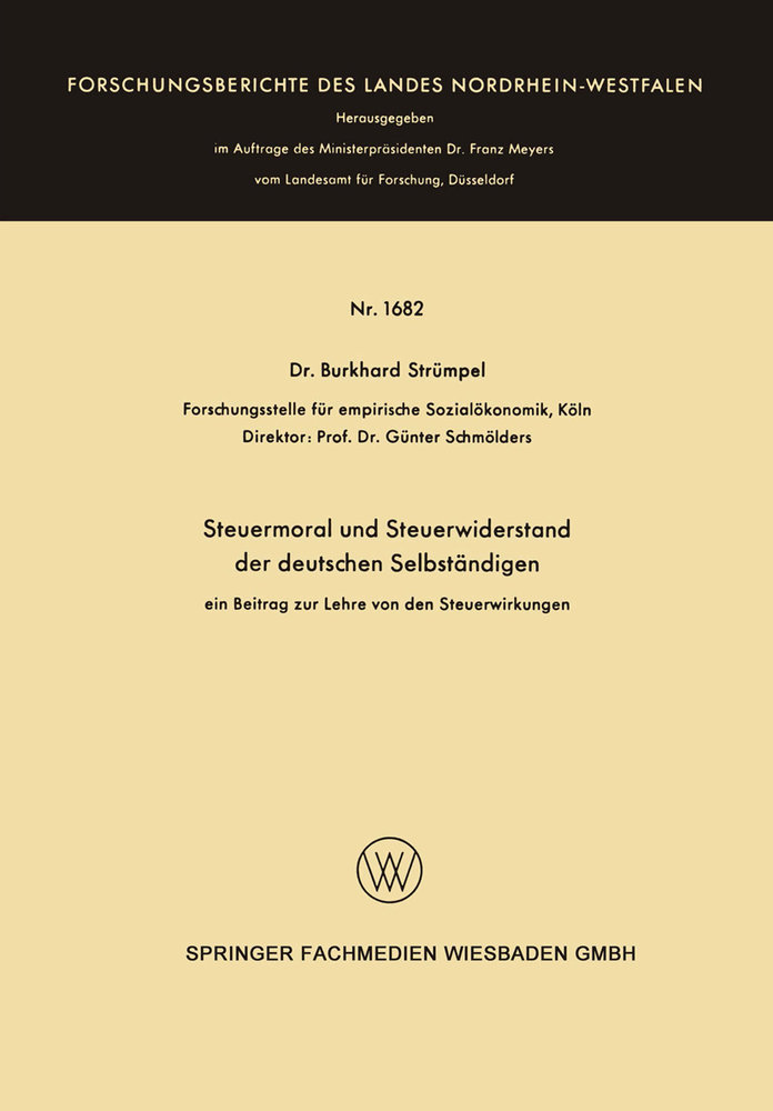 Steuermoral und Steuerwiderstand der deutschen Selbständigen