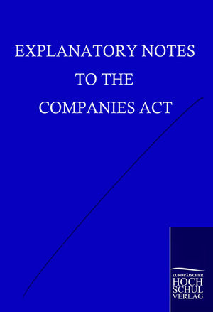 Explanatory Notes to the Companies Act